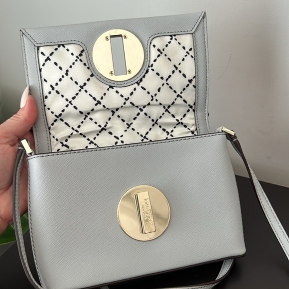 Kate Spade Sally Newbury Lane Valencia Crossbody Grey - Picture 8 of 10